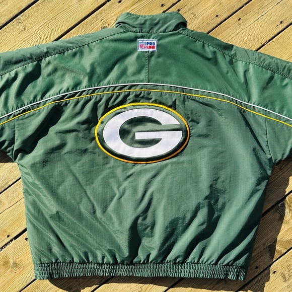 Nike Other - Vintage 90s Nike NFL Green Bay Packers Jacket XXL Team Pro Line Swoosh